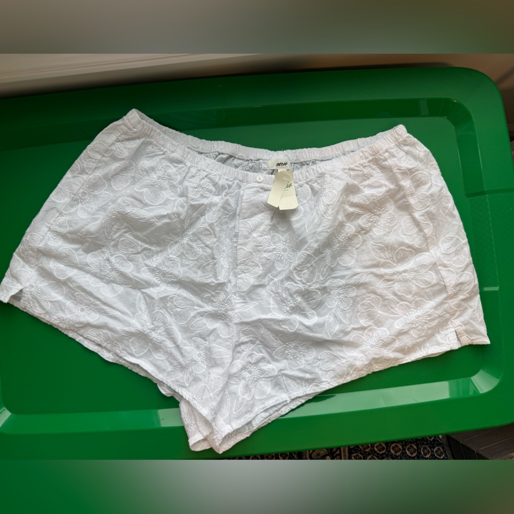 NWT Aerie Off-Duty Embroidered Cotton
Boxer